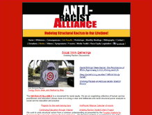 Tablet Screenshot of antiracistalliance.com